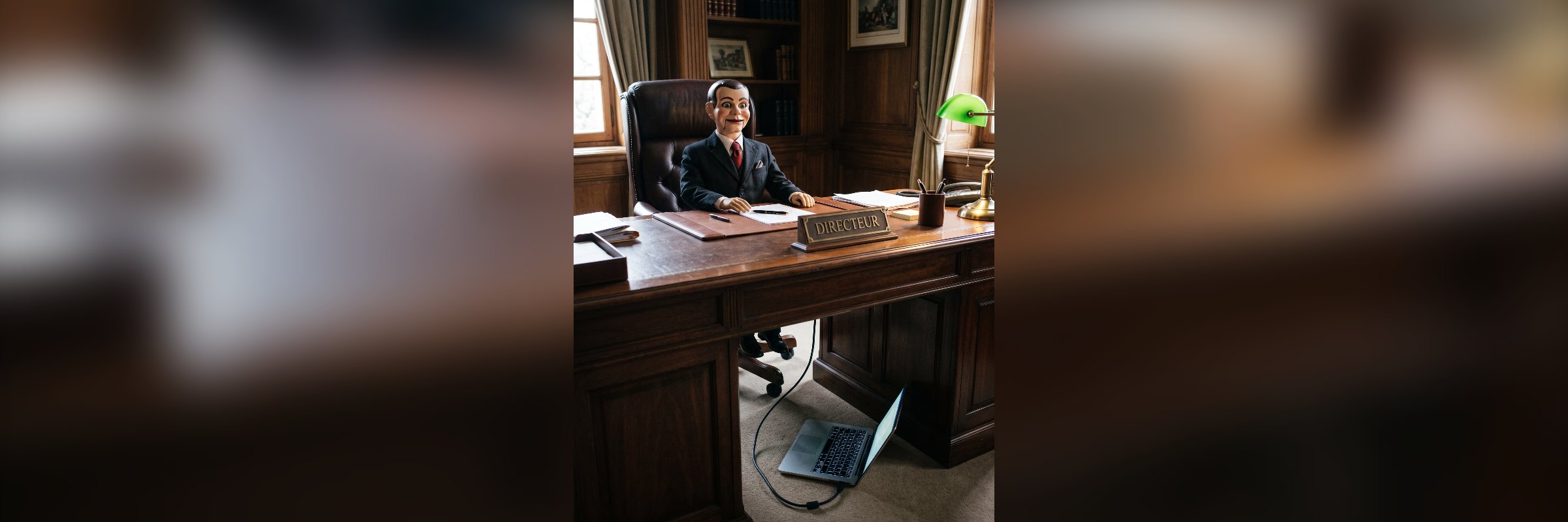 De buikspreker en uw directeur